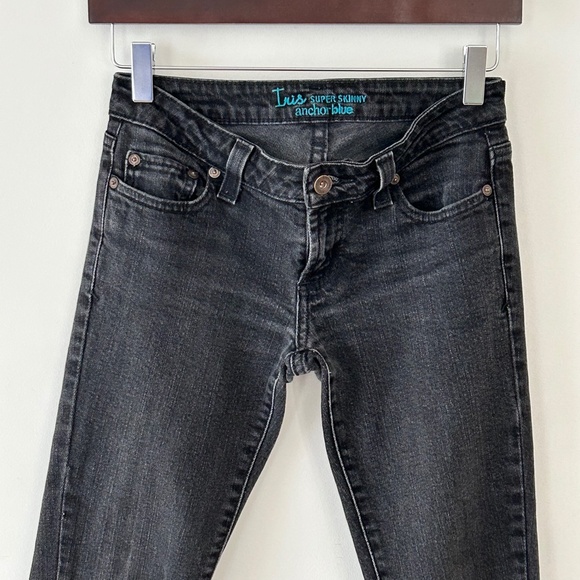 Anchor Blue Iris Black Super Skinny Jeans Size 1 - Picture 2 of 16